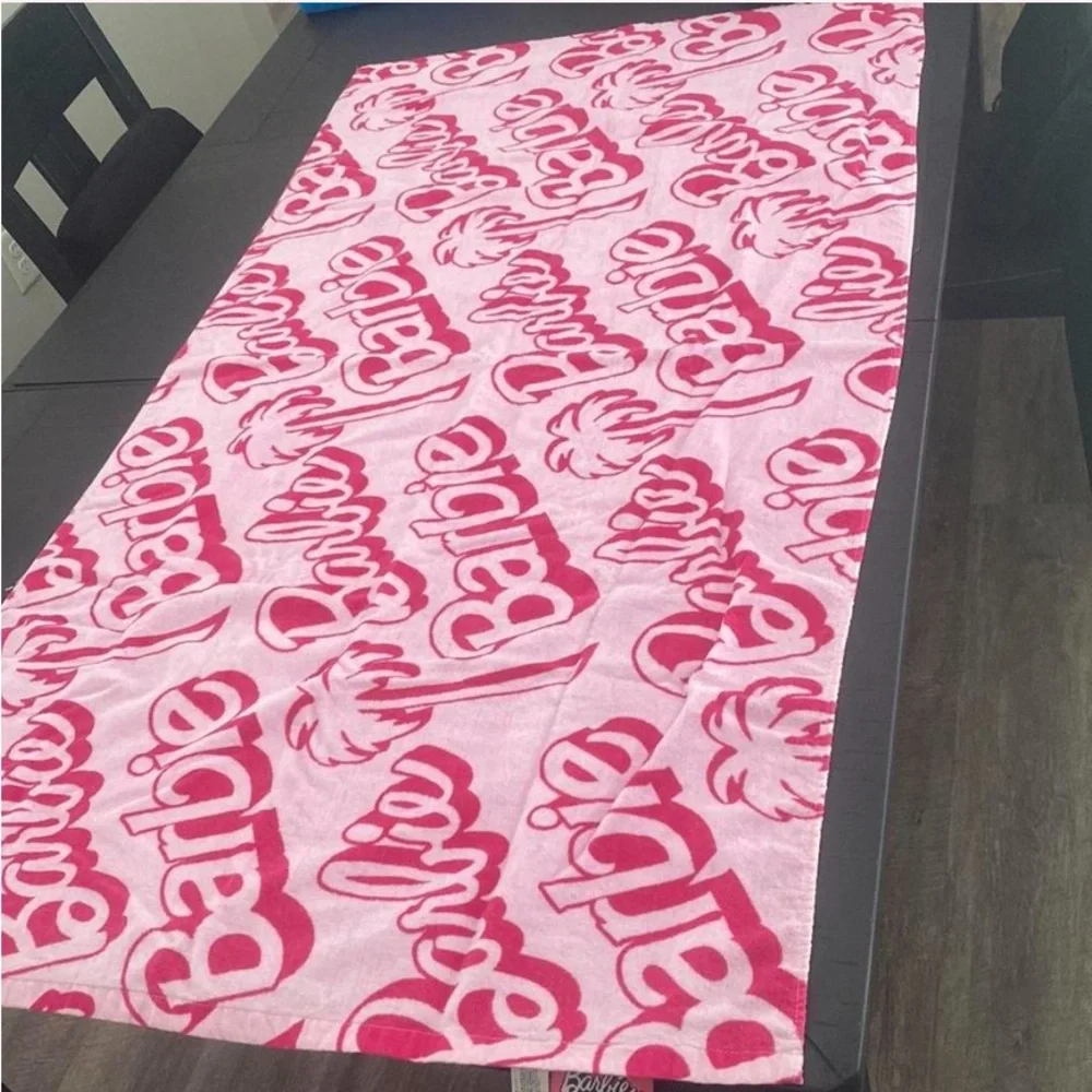 NWT Forever 21 Pink Barbie Beach Towel